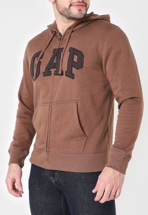 Hoodie Marrón-Azul Navy GAP
