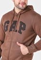 Hoodie Marrón-Azul Navy GAP de GAP