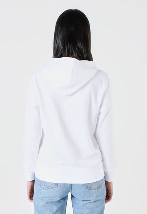 Hoodie Blanco-Azul Navy-Marfil GAP