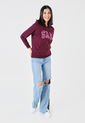Hoodie Violeta-Fucsia-Blanco GAP de GAP