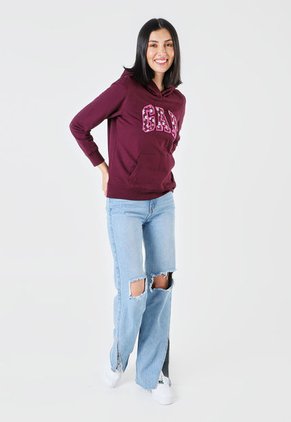 Hoodie Violeta-Fucsia-Blanco GAP