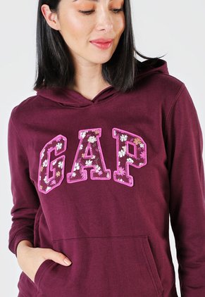 Hoodie Violeta-Fucsia-Blanco GAP
