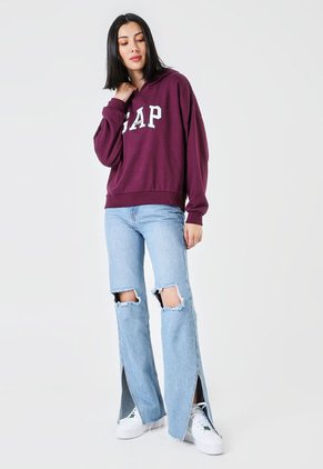 Hoodie Vinotinto-Blanco-Azul Navy GAP