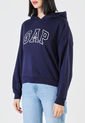 Hoodie Azul Navy-Blanco GAP de GAP