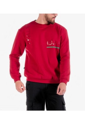 Buzo Estampado Para Hombre Gas