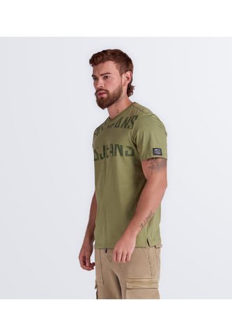 Camiseta Estampada Regular Masculina Gas GAS