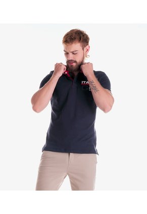Polo Slim Fit Para Hombre Gas