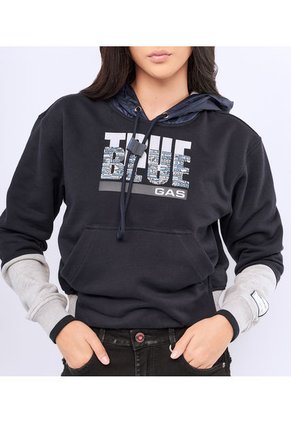 Buzo Para Mujer Con Capota Estampado Gas