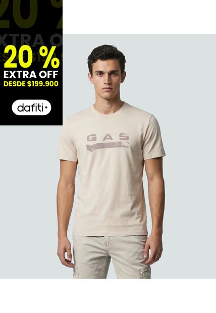 Camiseta Para Hombre Gas