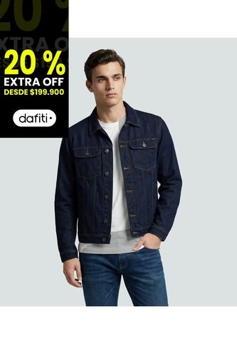 Chaqueta Para Hombre Azul Oscuro Gas GAS