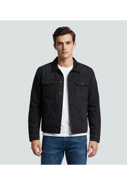 Chaqueta Para Hombre Negro Gas
