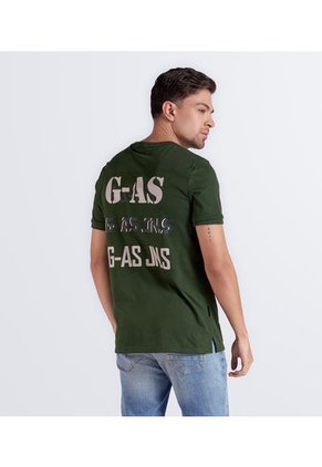 Camiseta Para Hombre Slim Fit Gas