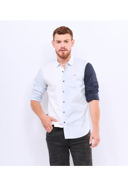 Camisa Para Hombre Slim Fit Gas