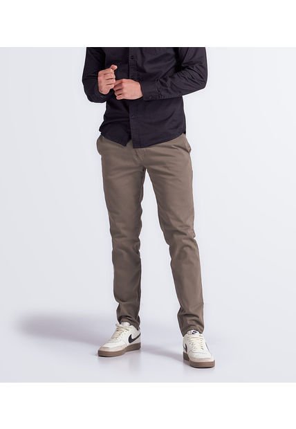 Pantalon Chino Para Hombre Slim Gas