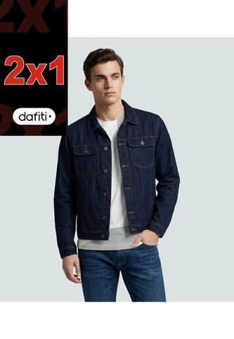 Chaqueta Para Hombre Azul Oscuro Gas GAS