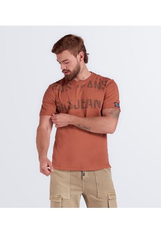 Camiseta Estampada Regular Masculina Gas GAS