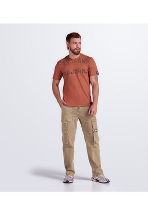 Camiseta Estampada Regular Masculina Gas