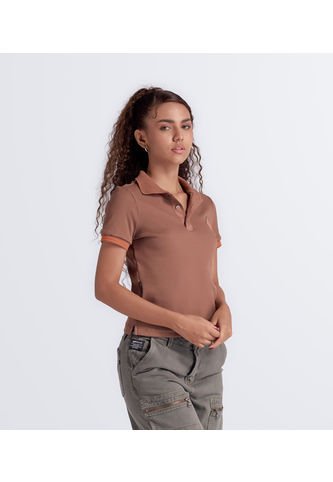 Polo Slim Fit Femenino Gas GAS