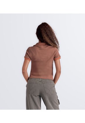 Polo Slim Fit Femenino Gas