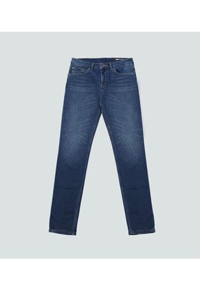 Jean Para Hombre Azul Medio_Oscuro Gas