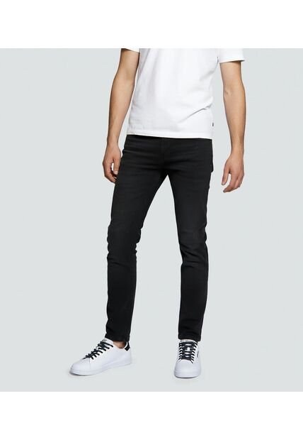 Jean Para Hombre Negro Gas