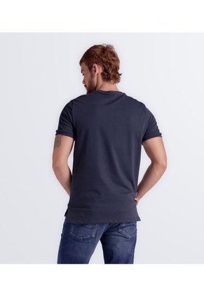 Camiseta Slim Fit Estampada Masculina Gas