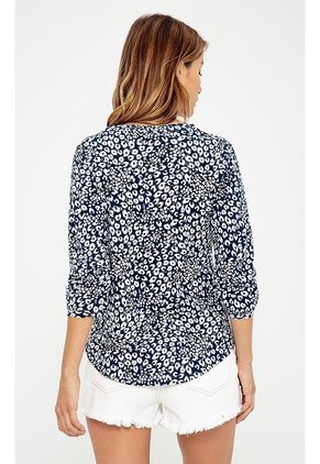 Blusa Azul-Blanco Gef Llara