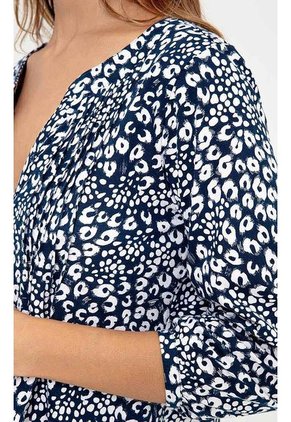 Blusa Azul-Blanco Gef Llara