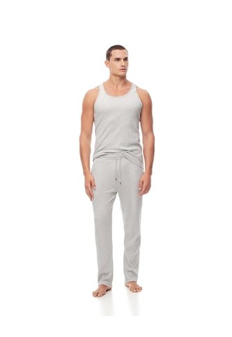 Pantalón De Pijama Algodón Gris Hombre Gris Gef