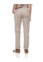 Pantalón Recto Tiro Medio Algodón Taupe Mujer Marron de Gef