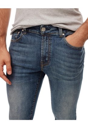 Jean Skinny índigo Medio Hombre Azul Oscuro
