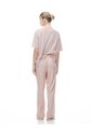 Pantalón Relaxed Tiro Medio Rosado Estampado Mujer Rosa de Gef