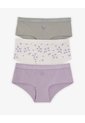 3 Pantys Clasico Punto Tiro Medio Surtido Niña Multicolor de Gef
