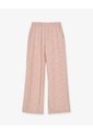 Pantalón Relaxed Tiro Medio Rosado Estampado Mujer Rosa de Gef