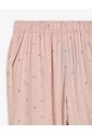 Pantalón Relaxed Tiro Medio Rosado Estampado Mujer Rosa de Gef