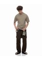 Camiseta Regular Manga Corta Habano Hombre Marron de Gef