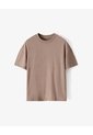 Camiseta Regular Manga Corta Habano Hombre Marron de Gef