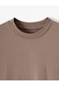 Camiseta Regular Manga Corta Habano Hombre Marron de Gef