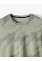 Camiseta Deportiva Control De Humedad Verde Estampada Hombre Verde de Gef