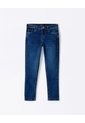 Jean Skinny Tiro Medio índigo Oscuro Niña Azul Oscuro de Gef