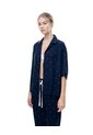 Camisa Regular Manga Corta Azul Estampado Mujer Azul de Gef