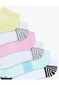 Medias Mujer Tobillera Corta Pack X6 Blancas de Gef