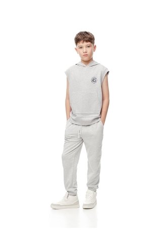 Jogger Regular Gris Niño Gris Gef
