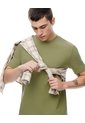 Camiseta Regular Manga Corta Verde Hombre Verde de Gef