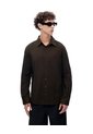 Camisa Regular Manga Larga Chocolate Hombre Chocolate de Gef