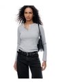 Camibuzo Slim Gris Mujer Gris de Gef