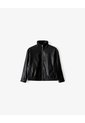 Chaqueta Oversize Sin Capucha Negra Mujer Negro de Gef