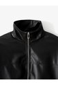 Chaqueta Oversize Sin Capucha Negra Mujer Negro de Gef