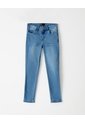 Jean Súper Skinny Tiro Medio índigo Medio Mujer Azul de Gef