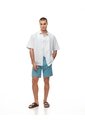 Bermuda Regular Drill Algodón Azul Hombre Azul de Gef